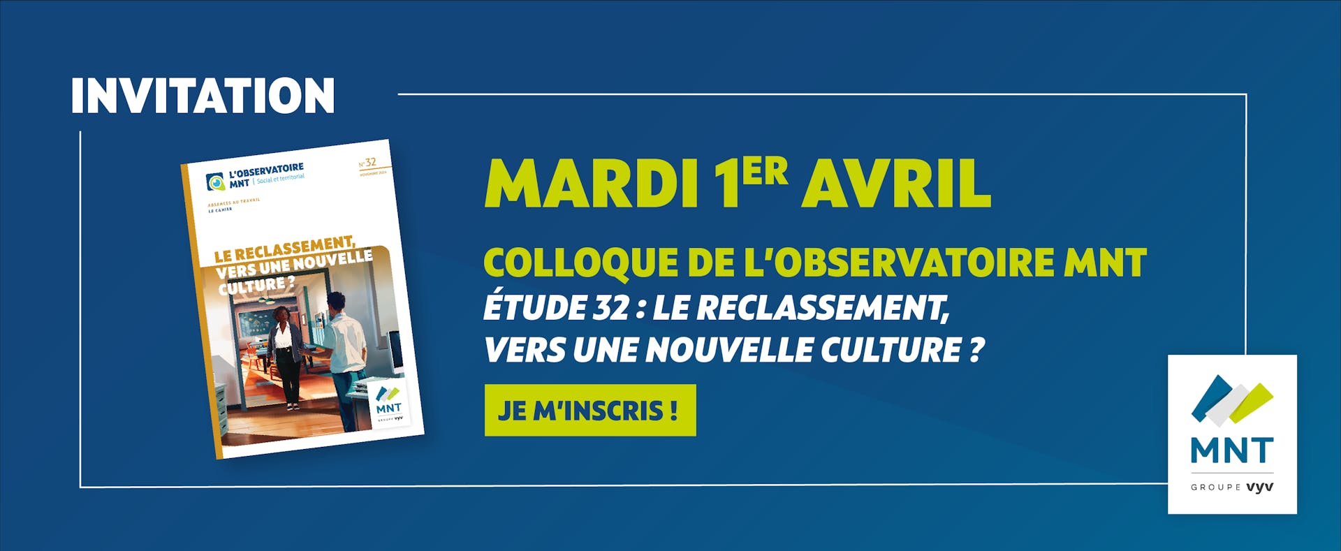 Invitation au colloque de l'Observatoire MNT le 1er avril 2025