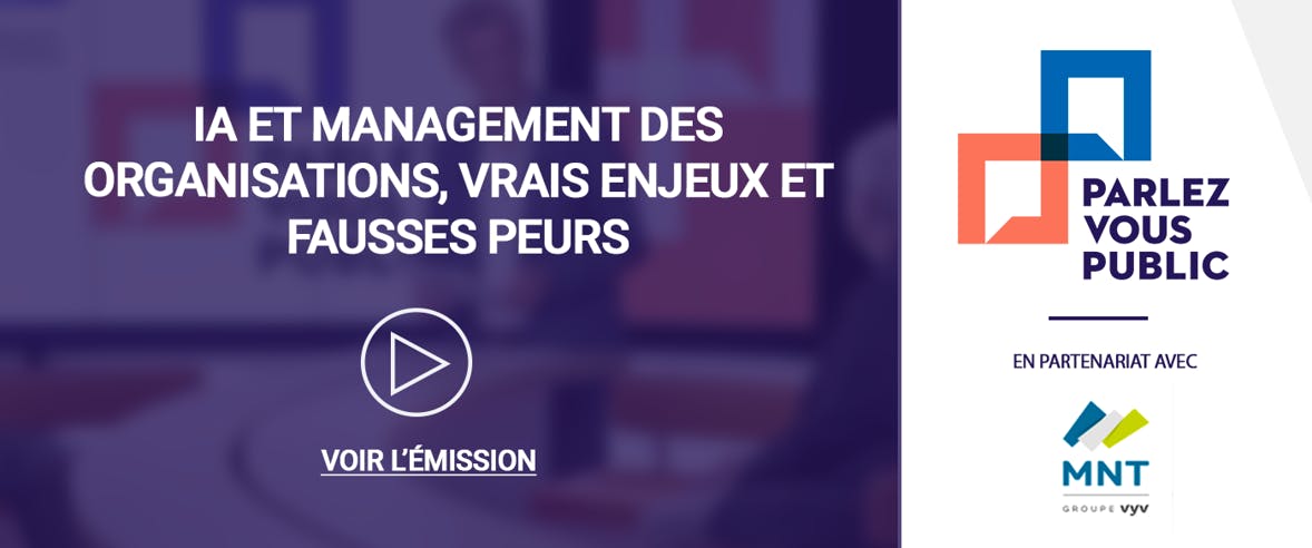 Replay de l'émission : IA et management des organisations, vrais enjeux et fausses peurs.