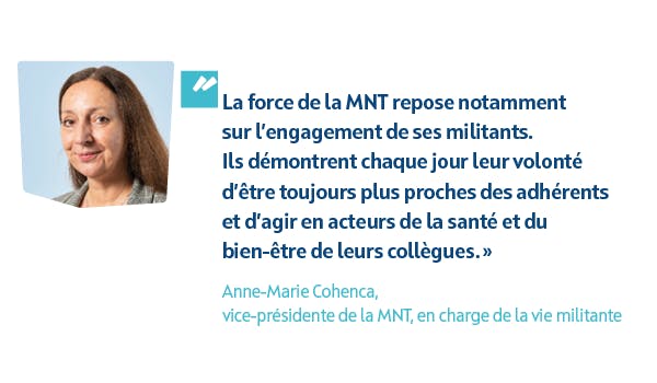 Citation d'Anne-Marie Cohenca, vice-présidente de la MNT