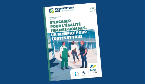 Couverture de l'étude 31 de l'Observatoire MNT sur fond bleu