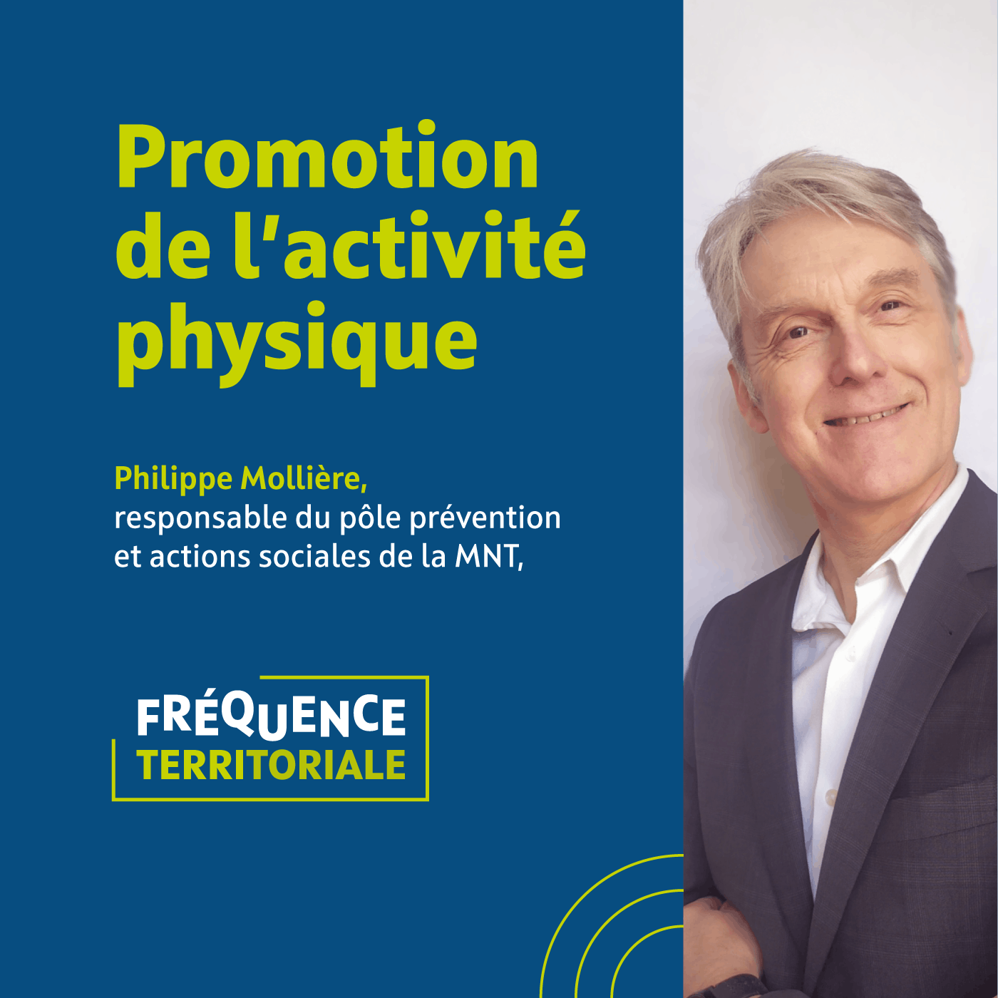 Fréquence Territoriale sur l'activité physique avec Philippe Molliere