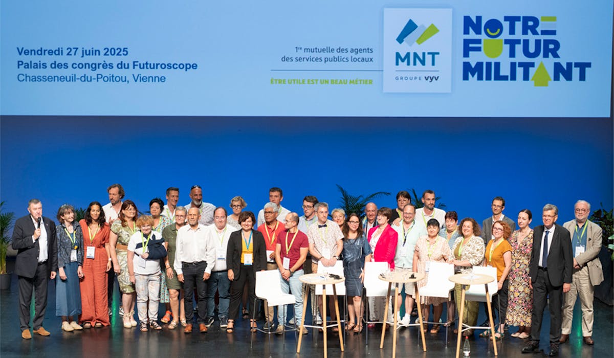 Membres du conseil d'administration de la MNT à l'AG 2025 à Poitiers