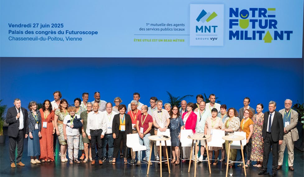 Membres du conseil d'administration de la MNT à l'AG 2025 à Poitiers