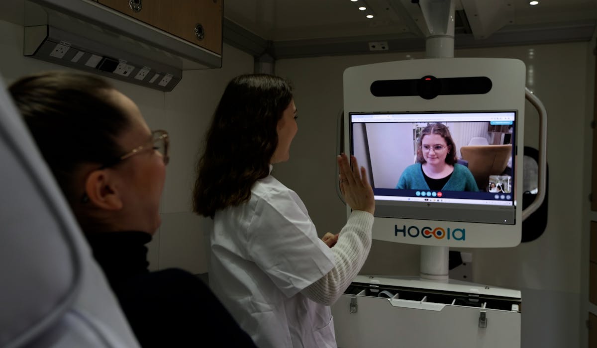 Hocoia Médicobus consultation patient