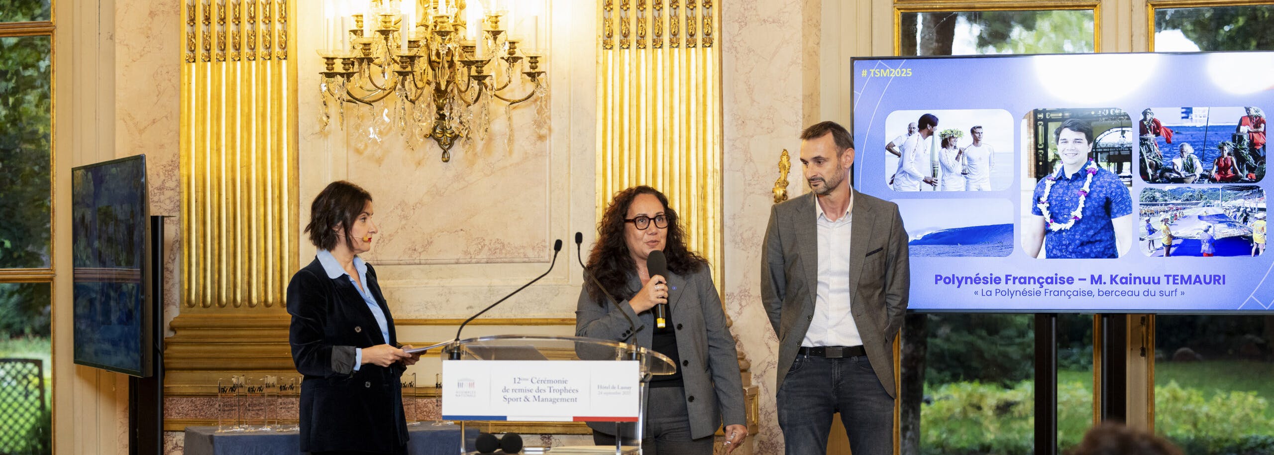 Remise du prix Territoires des TSM 2025 à la Polynésie française