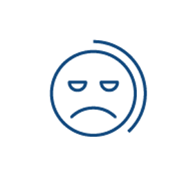 Picto smiley triste