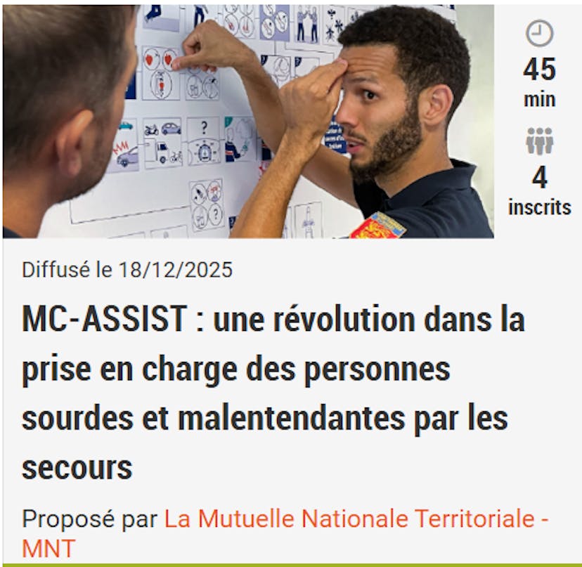 Webinaire MNT La Gazette sur MC-ASSIST