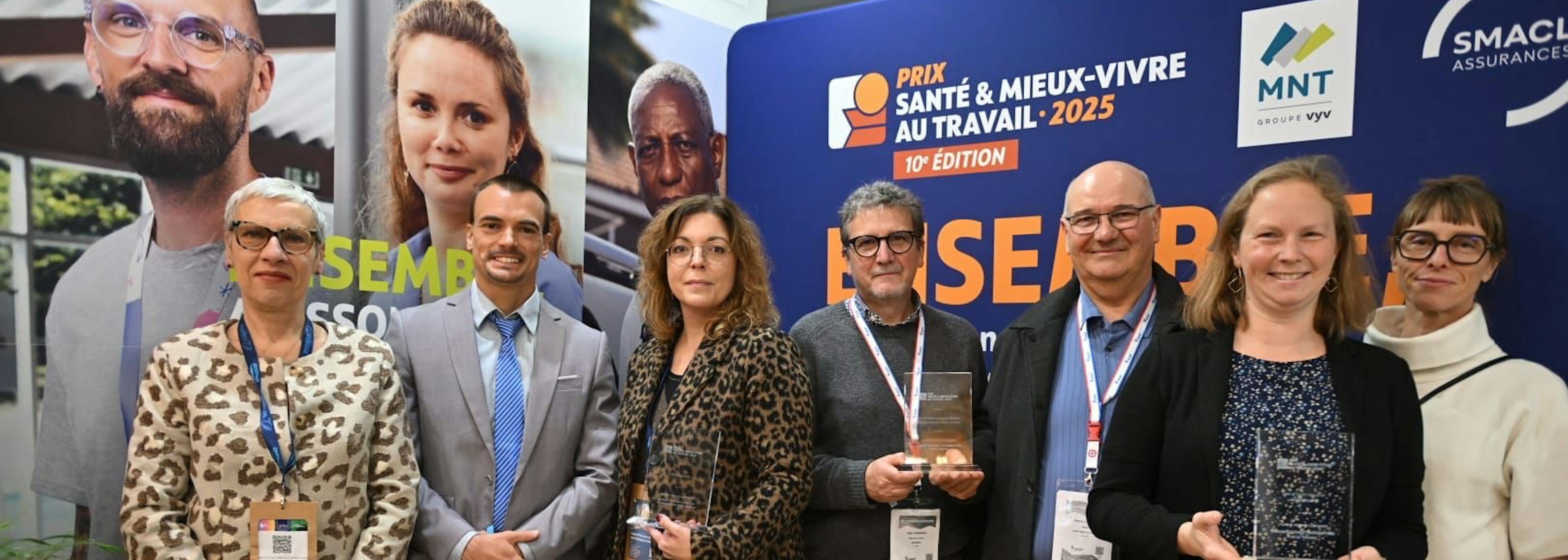 Remise des Prix santé et mieux-vivre au travail lors du SMCL 2025