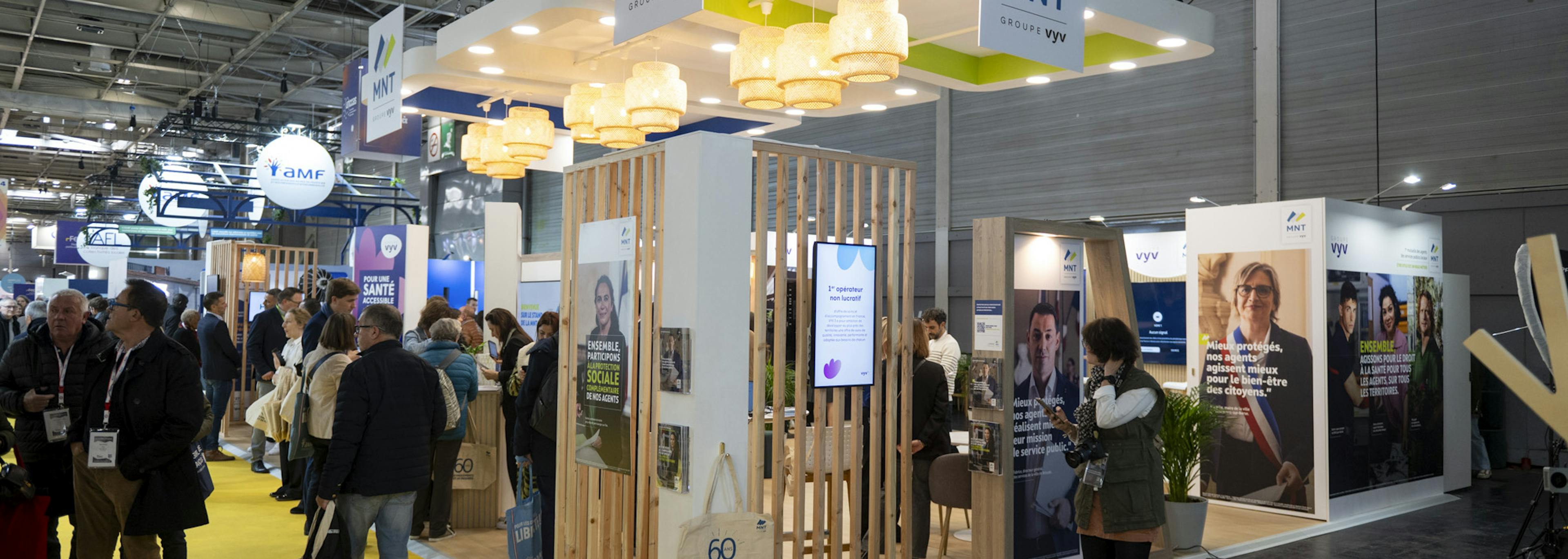 Stand MNT au Salon des maires et des collectivités locales en novembre 2025