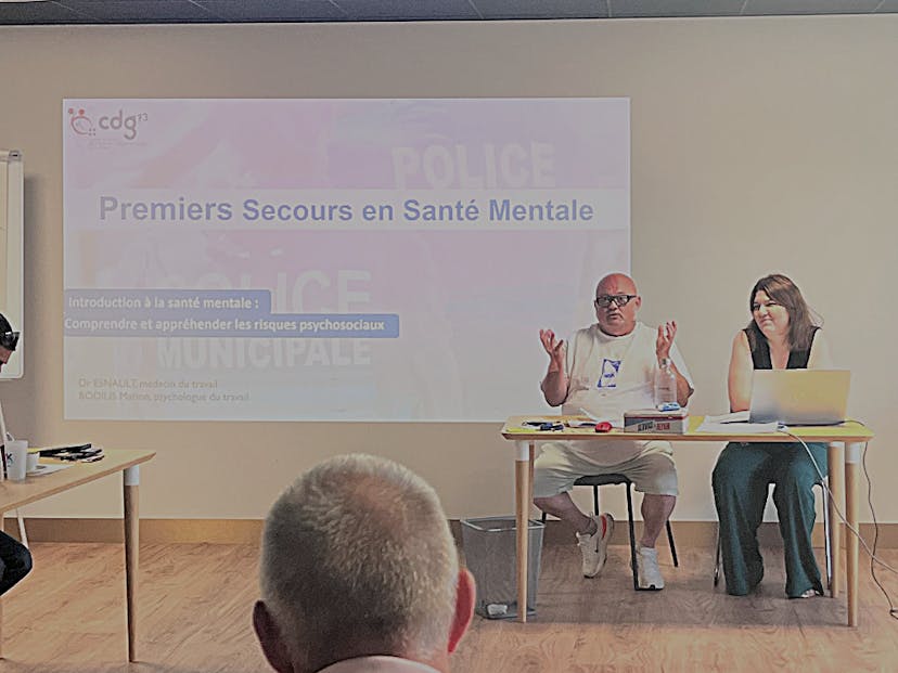 Formation des policiers municipaux aux premiers secours en santé mentale, MNT, INFIPP, CDG 73