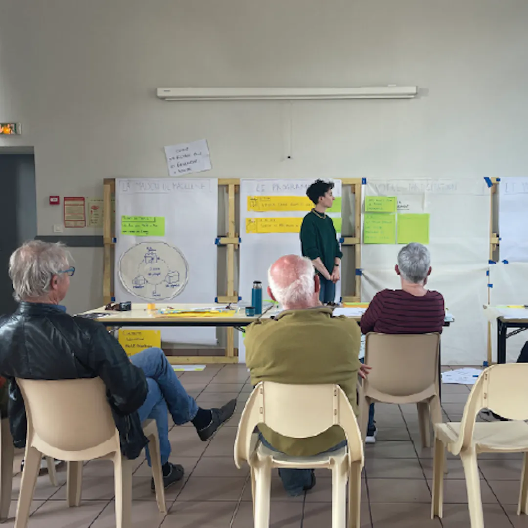 Visuel intégrer les habitants dans la conception d'un service public de proximité