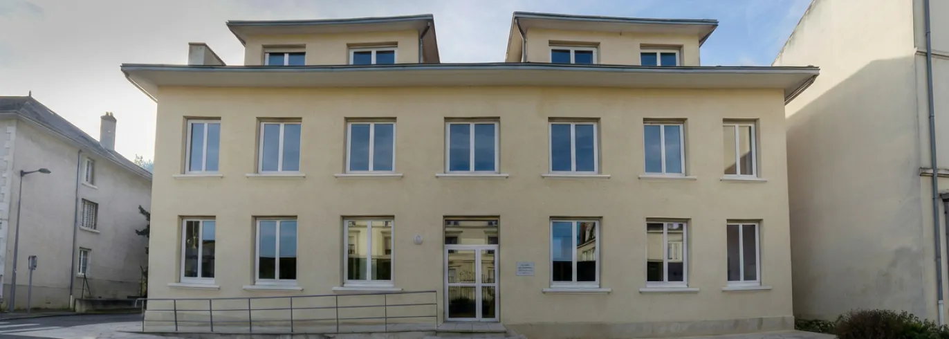 Façade du bâtiment du centre de gestion de la Meuse (CDG 55)