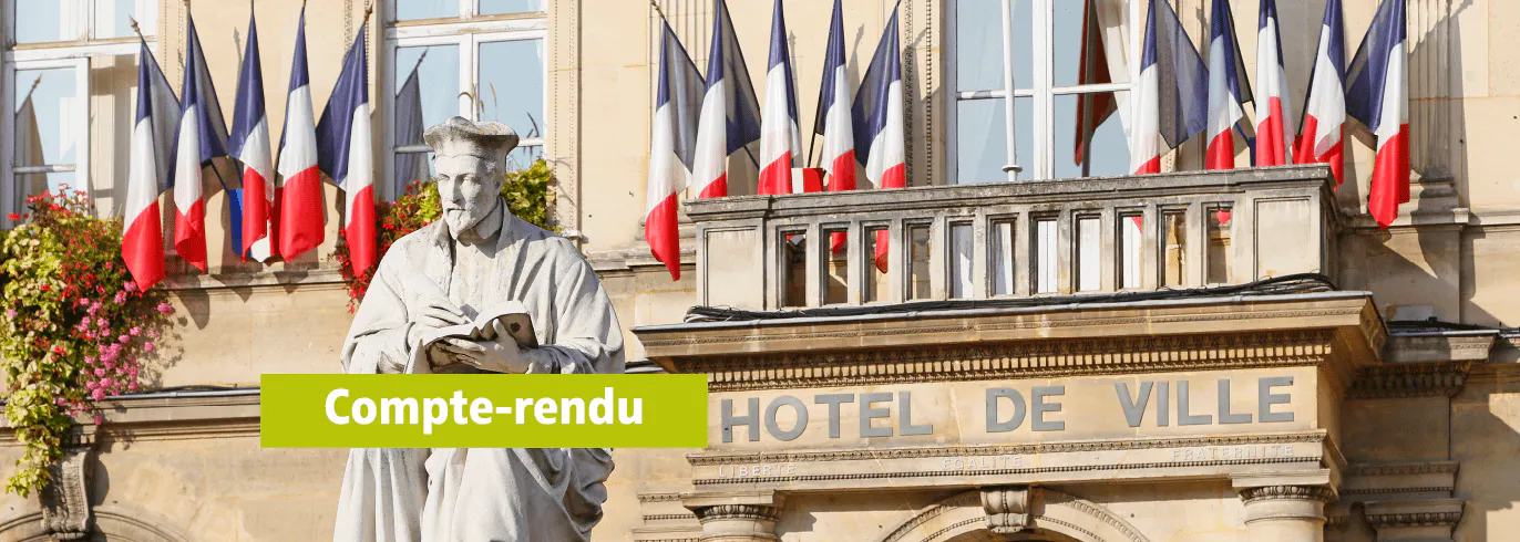 Façade d'un hôtel de ville