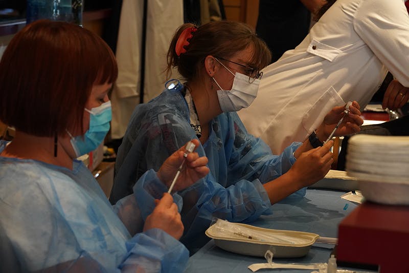 Centre de vaccination Covid-19 à Vichy