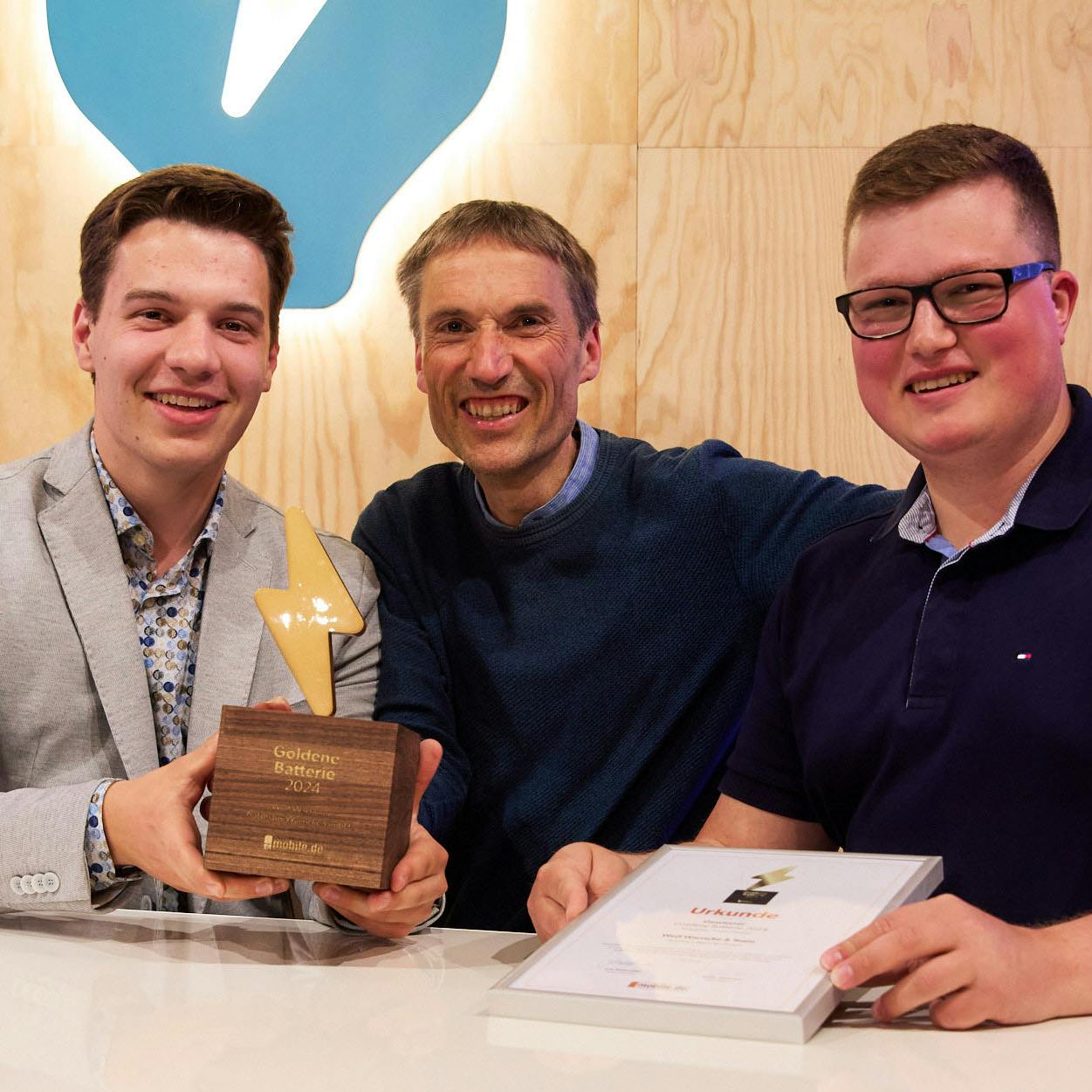 Goldene Batterie Gewinner Wolf Warncke