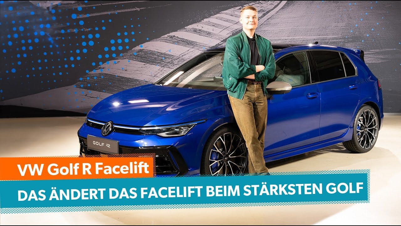Video-Thumbnail: VW Golf R Facelift Video