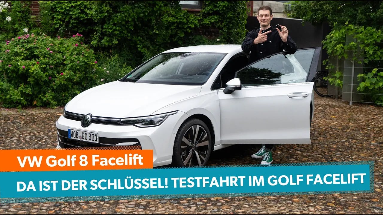 Thumbnail: VW Golf 8 Facelift Video