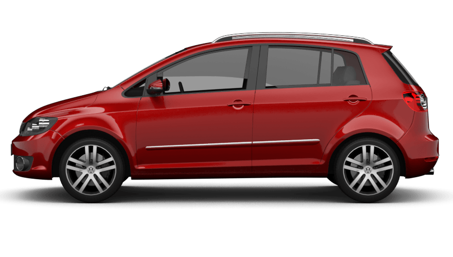 VW Golf Plus in Rot