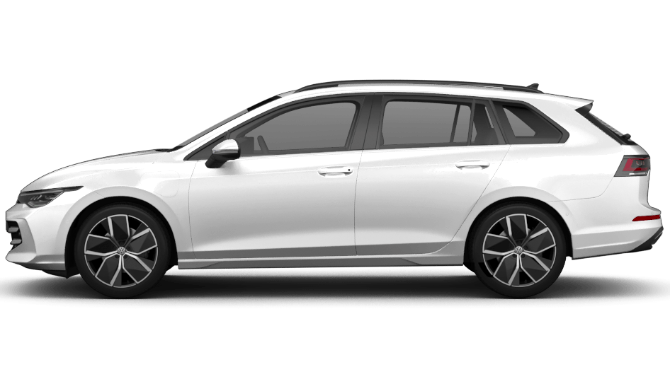 VW Golf Variant in Weiß