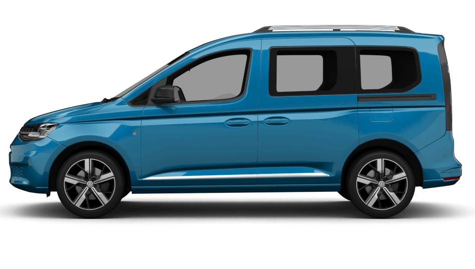 VW Caddy in Türkis