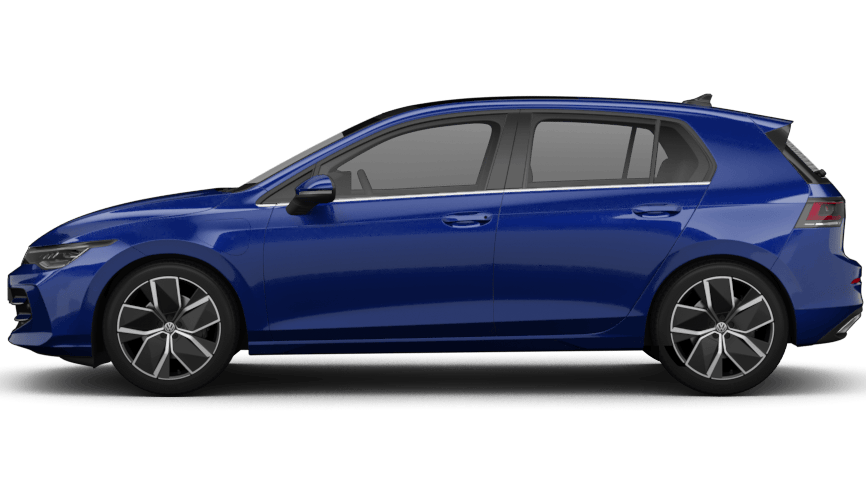 VW Golf 8 R in Dunkelblau