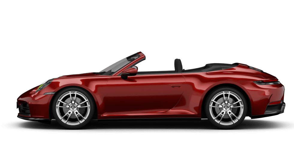 Porsche 911 Carrera Cabrio in Rot
