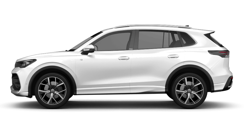 VW Tiguan R-Line in Weiß