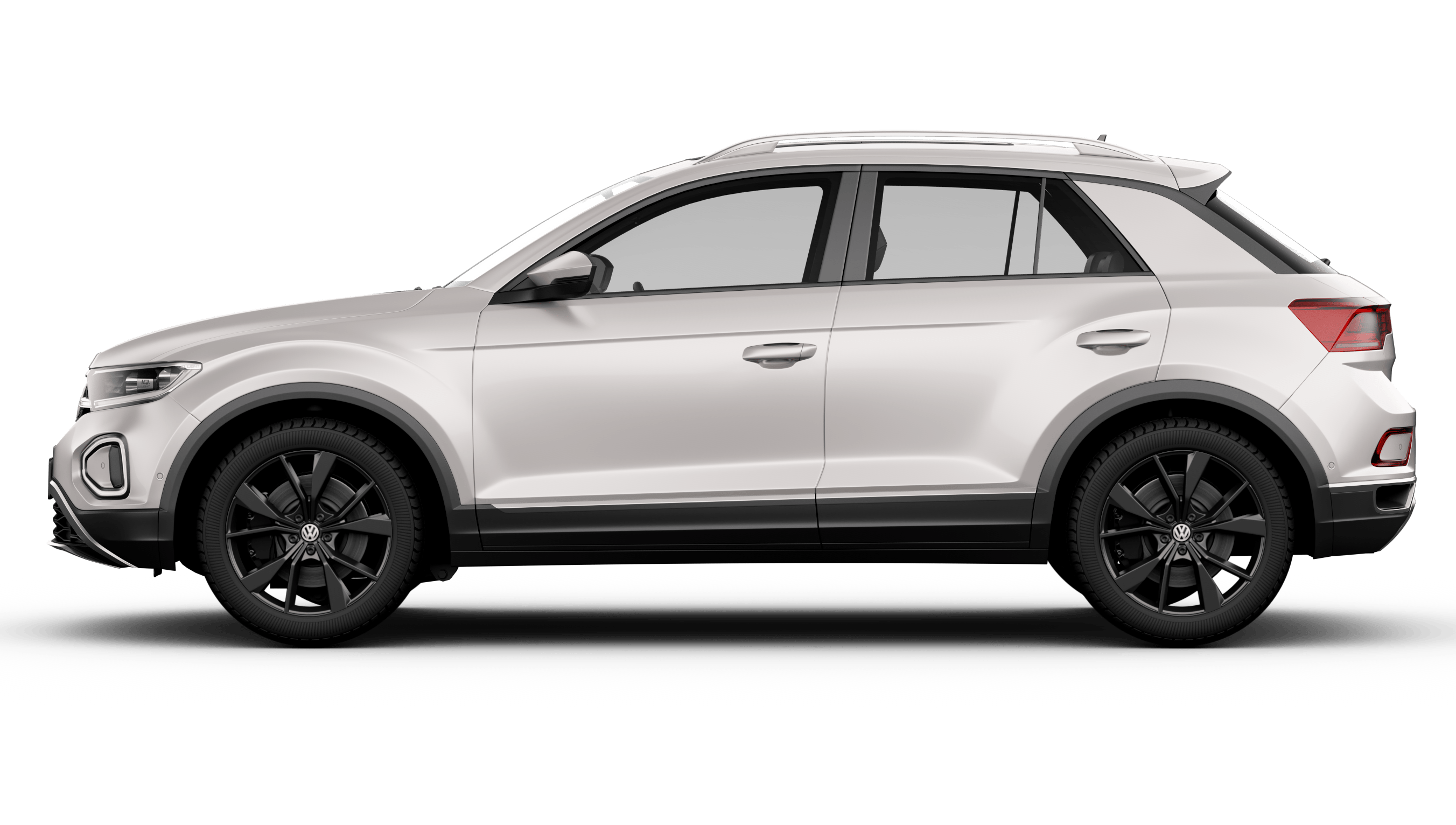 VW T-Roc, hell, seitliche Ansicht