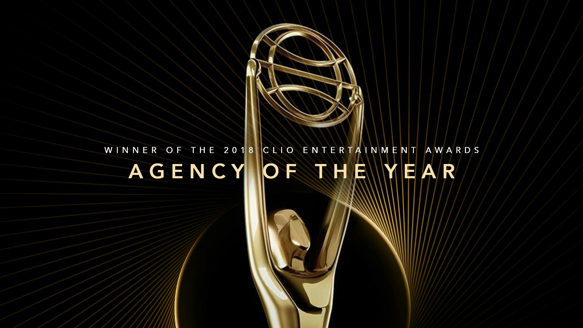 MOCEAN WINS AGENCY OF THE YEAR AT THE 2018 CLIO ENTERTAINMENT AWARDS hero image