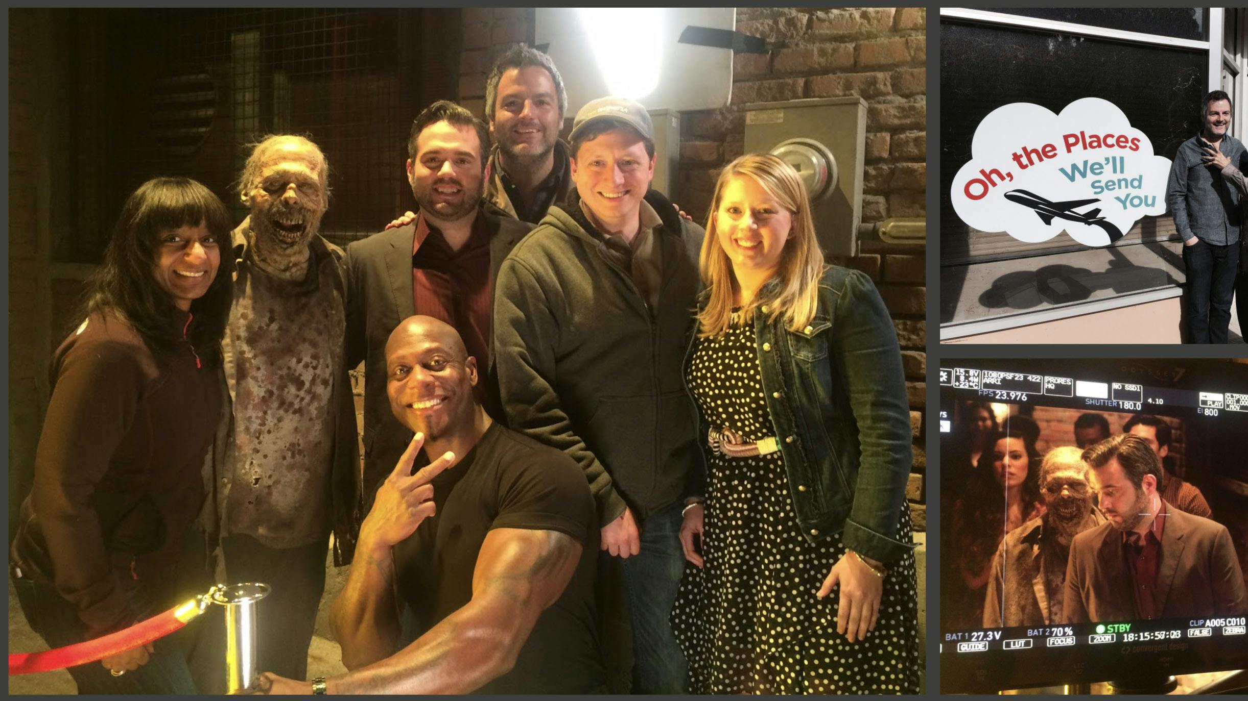 The Walking Dead Sprint Zombie Friend BTS