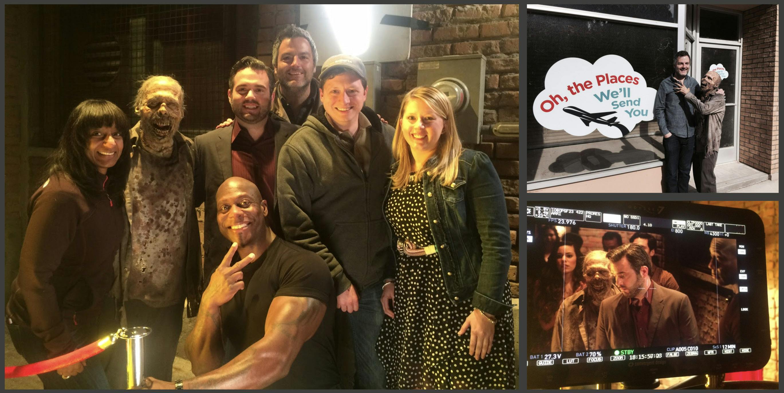 The Walking Dead Sprint Zombie Friend BTS