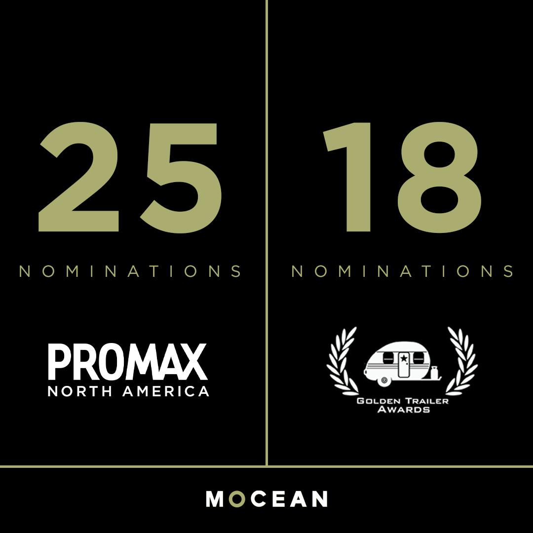 Announcing MOCEAN'S Finalists for the 2019 Promax North America Awards & Golden Trailer Awards! hero image