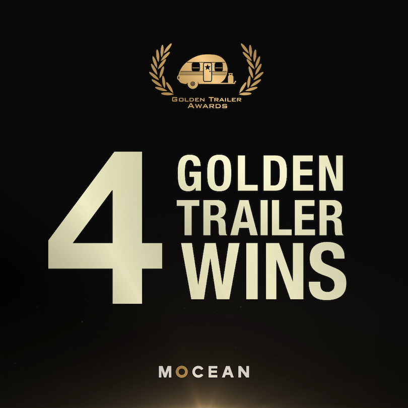 Announcing MOCEAN's Wins from the 2019 Golden Trailer Awards! hero image