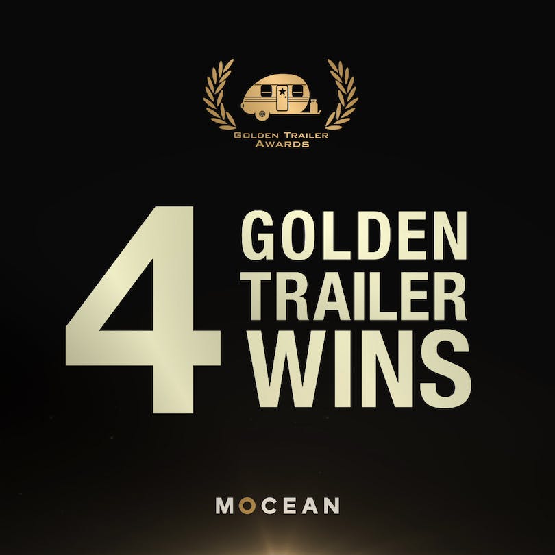 Announcing MOCEAN's Wins from the 2019 Golden Trailer Awards! hero image