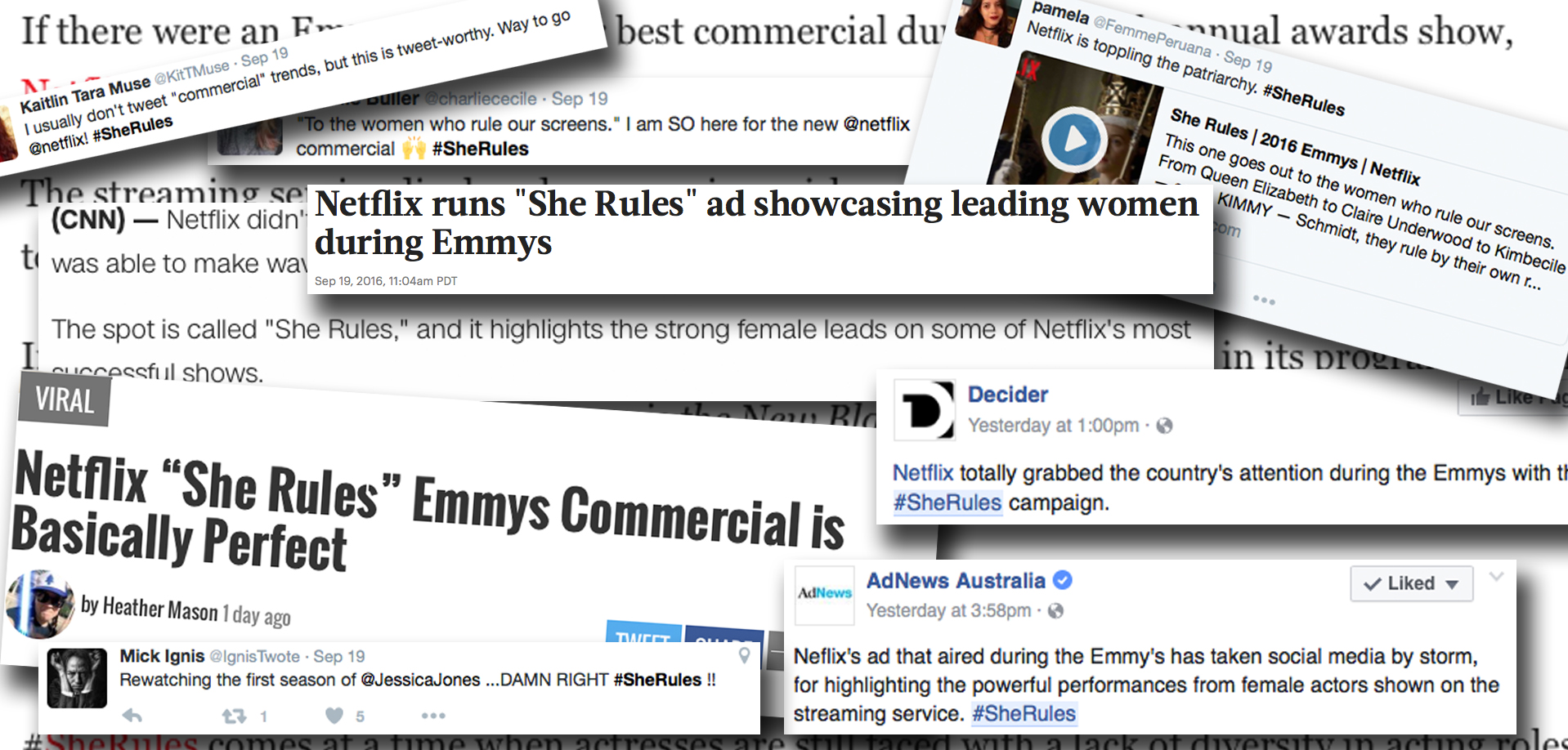 "THE WOMEN OF NETFLIX” RULE THIS YEAR’S EMMY AWARDS WITH NEW mOcean PROMO hero image