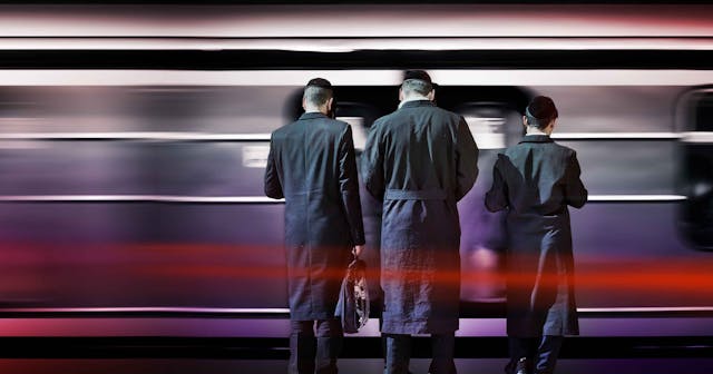 NYC subway jewish men
