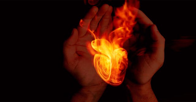flame hands