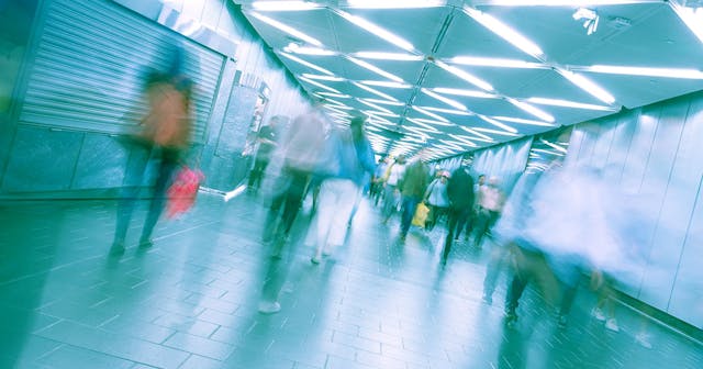 hasty people in a hurry