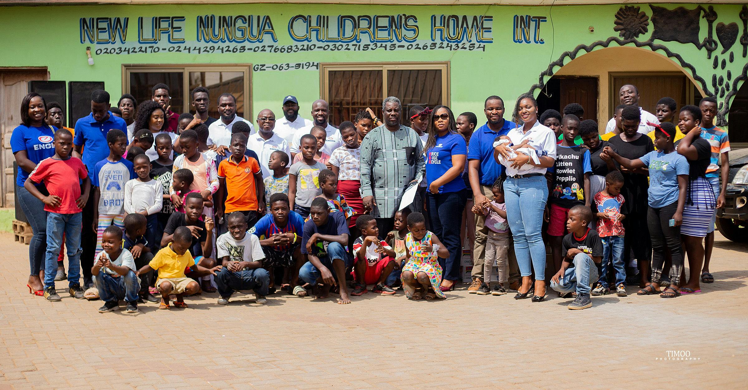 Engen Ghana donation to New Life Orphanage