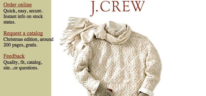 J. Crew c. 1996