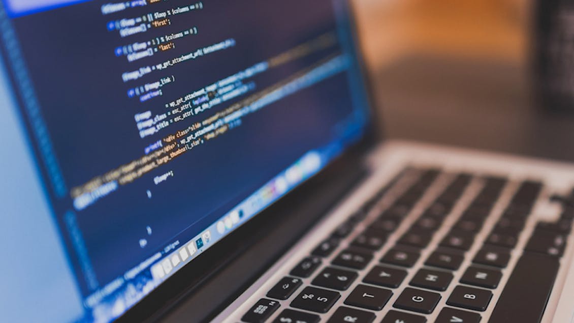 a CMS on a computer screen