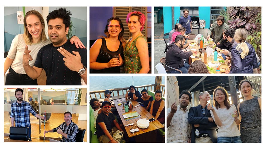 Collage of Modus photos