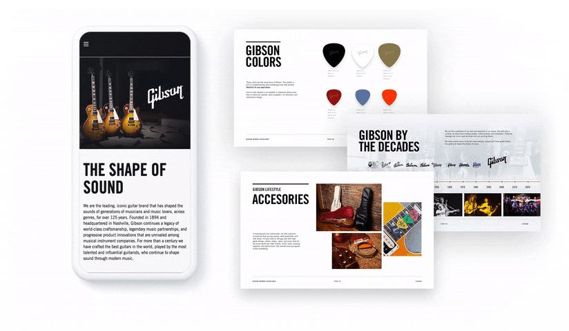 Gibson site screens