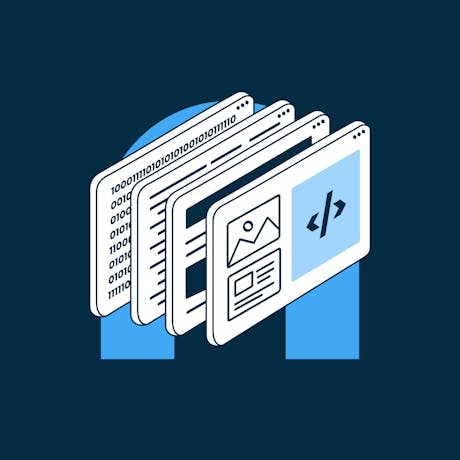 Stacked screens representing composable frontend development