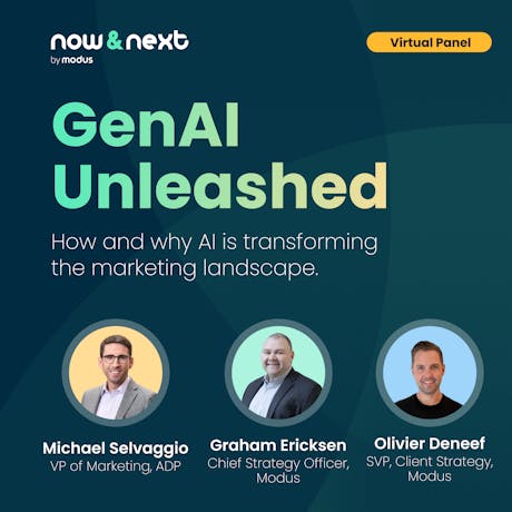 GenAI Unleashed webinar promo