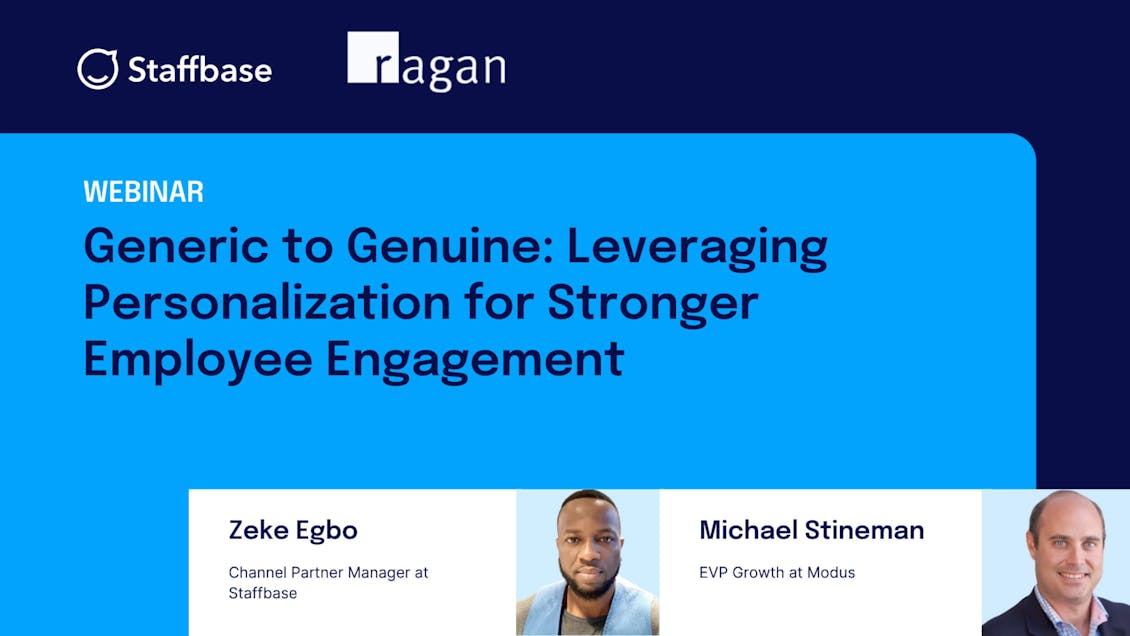 Promo image for Generic to Genuine webinar