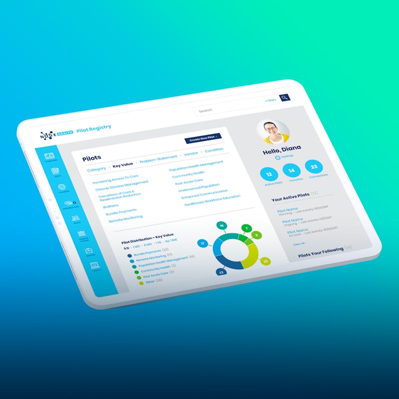 tablet with NODE site