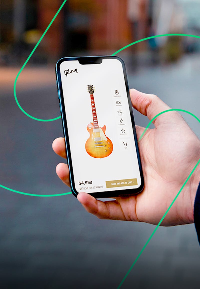 Gibson interface on a phone screen