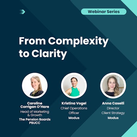 From Complexity to Clarity webinar promotion