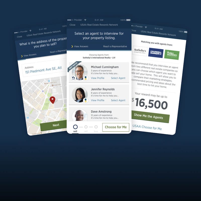 phone with USAA site screens